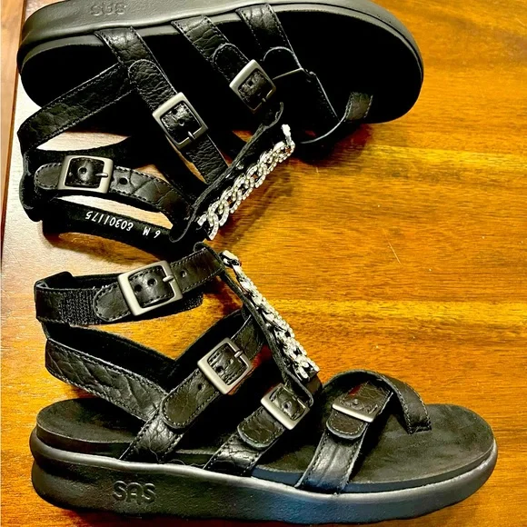 SAS Aria Comfort Gladiator Sandal Women's Shoes Hazel : 9.5 WW - Double Wide SAS Aria Comfort Gladiator Sandal Women's Shoes Hazel : 9.5 WW - Double Wide